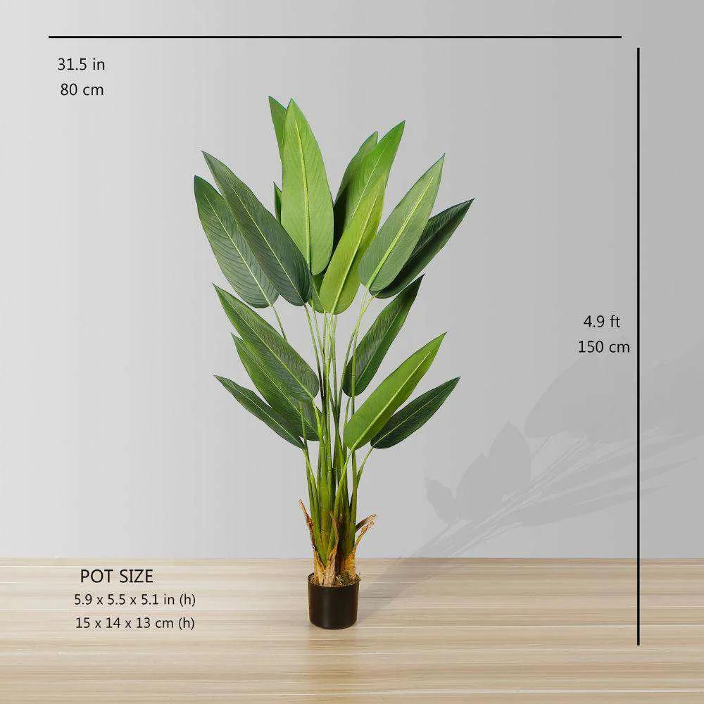 Planta artificial em vasos de canas (múltiplos tamanhos)
