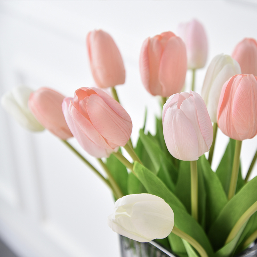 Flores artificiais Touch Tulip