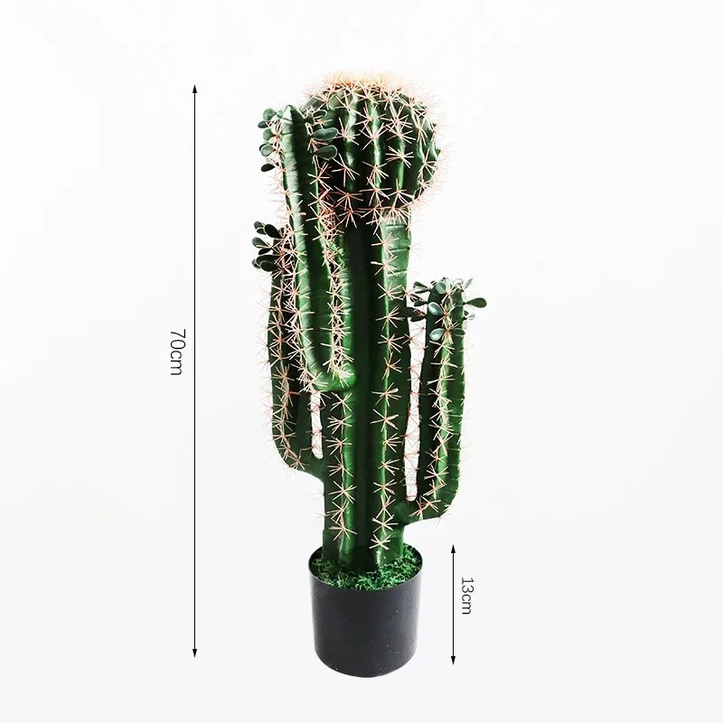 Planta em vaso de cactos artificiais