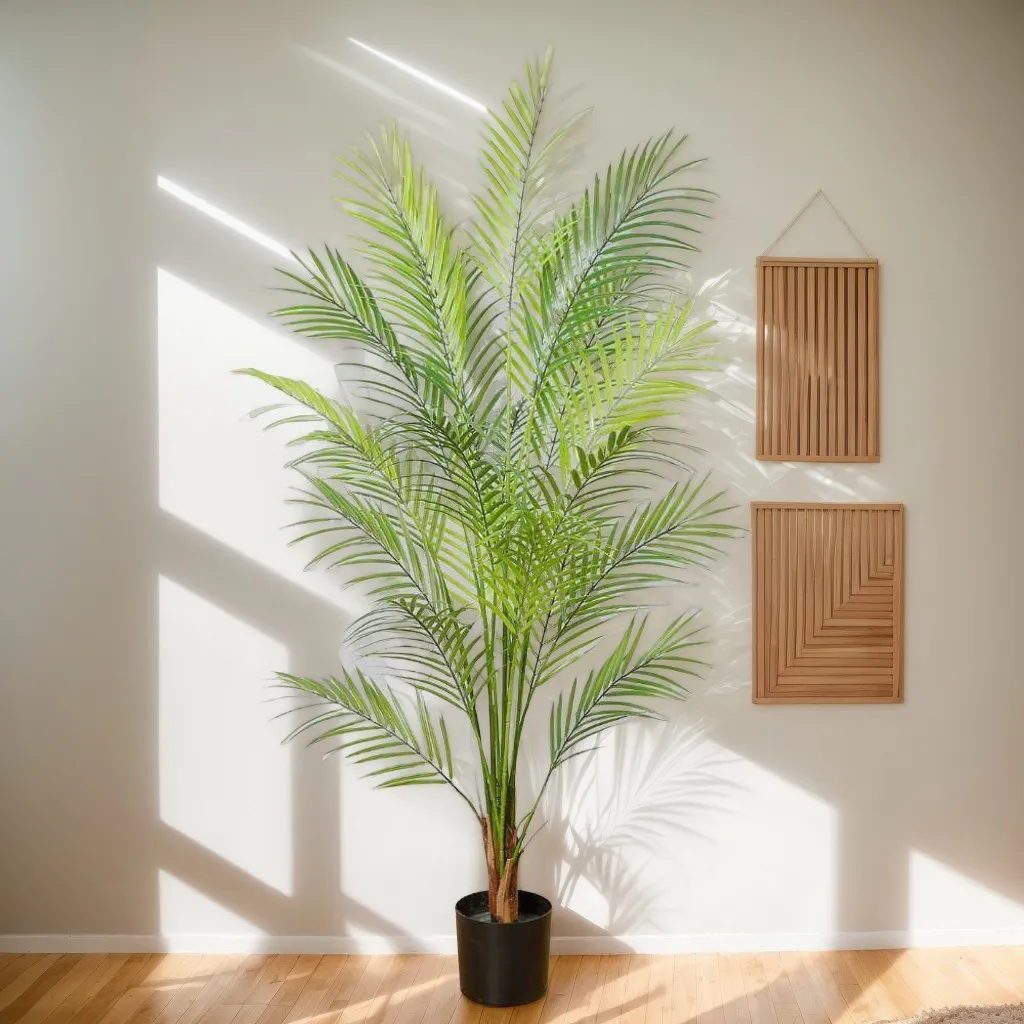 Planta artificial de palmeira areca