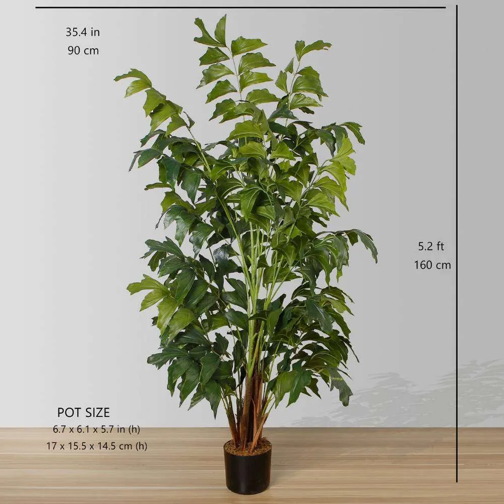 Planta artificial em vasos de palmeiras (vários tamanhos)