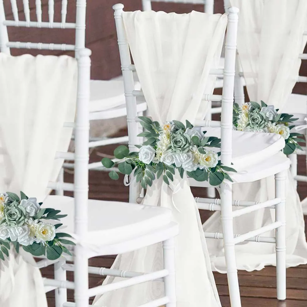 Assine a flor verde e branco