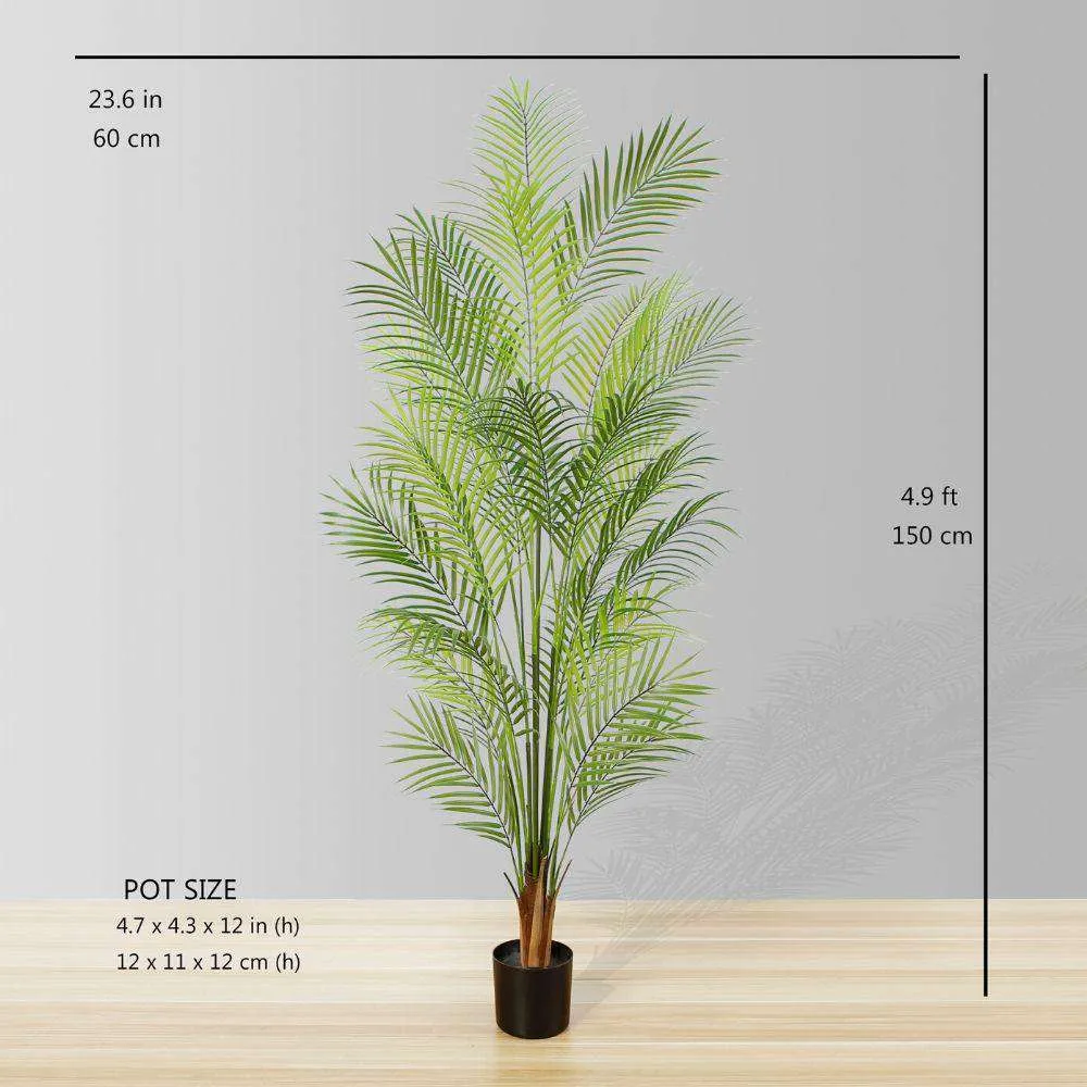 Planta artificial de palmeira areca