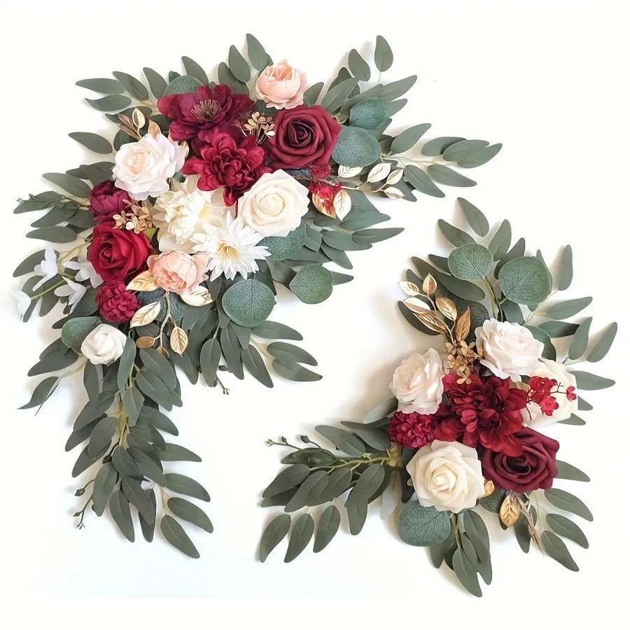 Flor sênior de sinal vermelho e branco