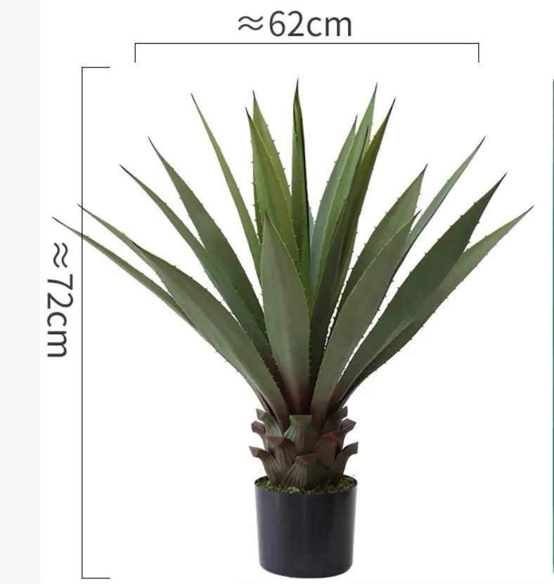 Planta em vasos de árvore de agave artificial