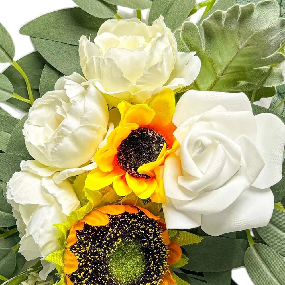 Assinar o girassol da flor