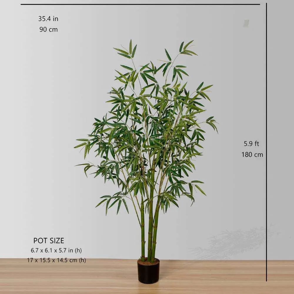 Planta de bambu artificial