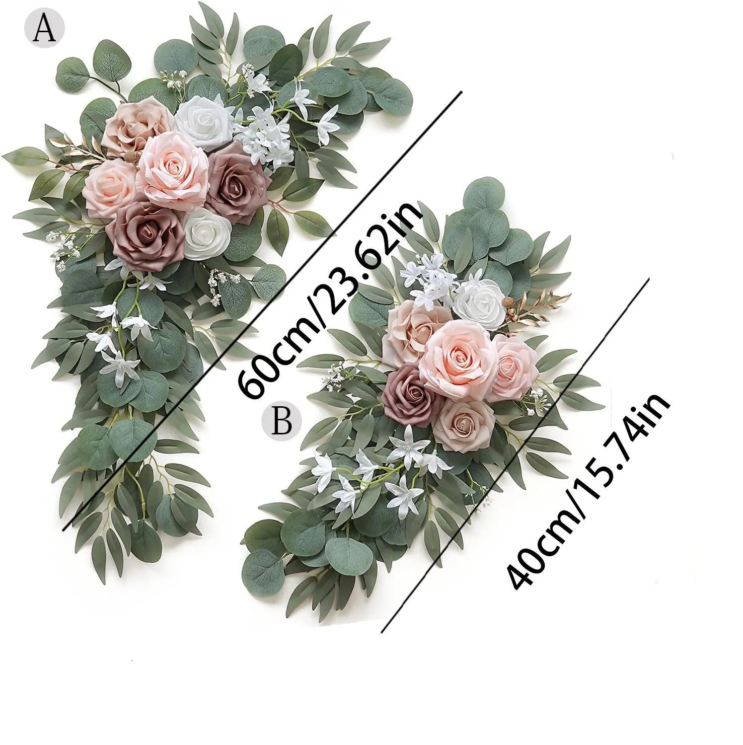 Sinalização sênior flor cinza rosa